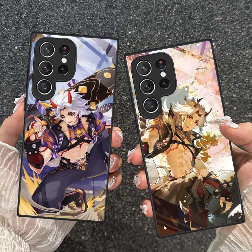 Game GI Arataki Itto Phone Case for Samsung Galaxy A56 55 54 53 52 51 36 35 34 23 16 15 5G Glass Protective Cover
Game GI Arataki Itto Phone Case for Samsung Galaxy A56 55 54 53 52 51 36 35 34 23 16 15 5G Glass Protective Cover