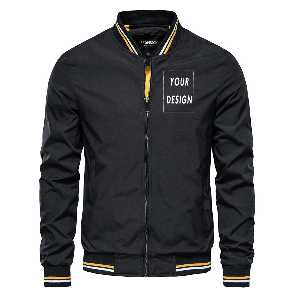 B15Custom Logo Men's Jackets Brand Spring Autumn Windproof Print Zipper Coat Solid Color Fashion Casual Outdoor Male MOTO Jacket
B15Custom Logo Men's Jackets Brand Spring Autumn Windproof Print Zipper Coat Solid Color Fashion Casual Outdoor Male MOTO Jacket