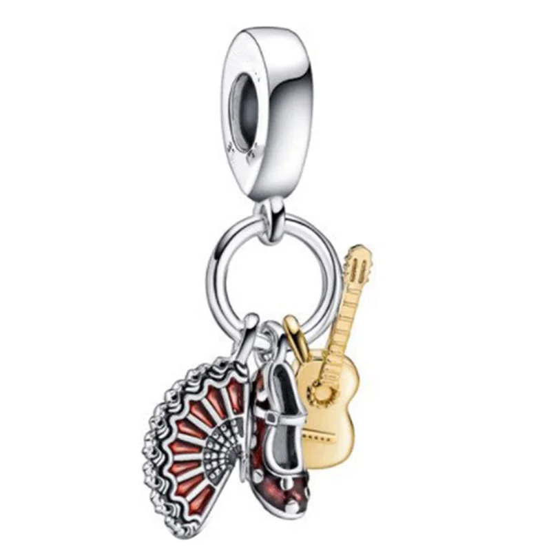 Silver Plated Colorful Charm Beads Bracelet And Necklace Set for Women DIY Jewelry Accessories 2025 Style 
Silver Plated Colorful Charm Beads Bracelet And Necklace Set for Women DIY Jewelry Accessories 2025 Style