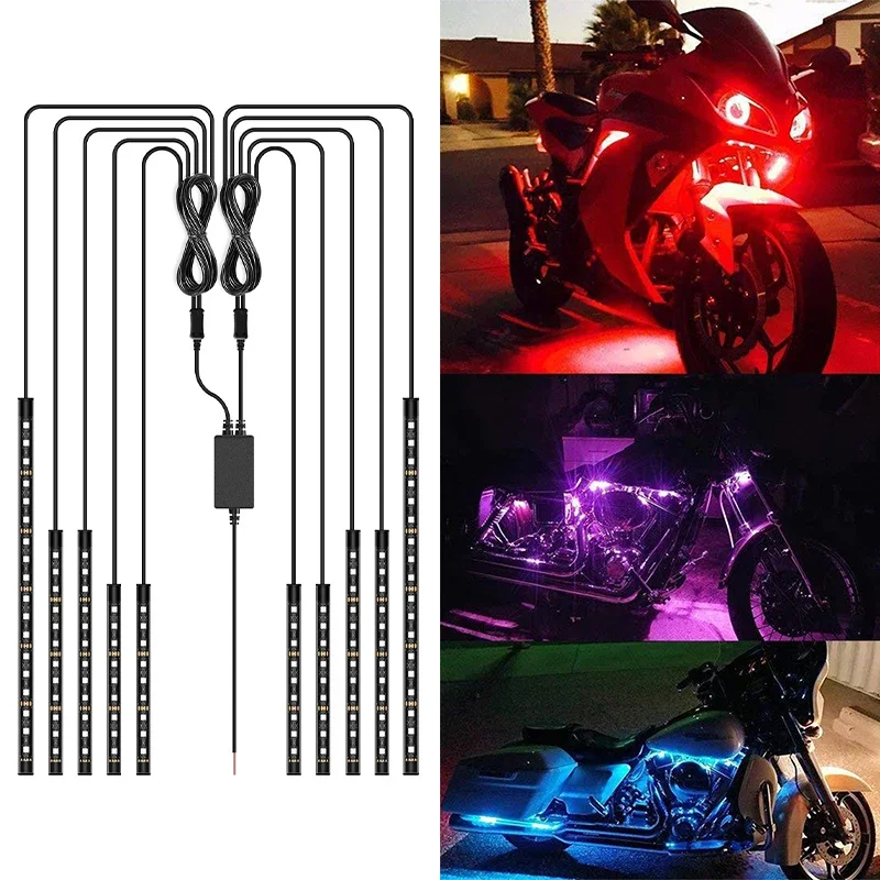 Мотоцикл автомобиль 12 шт. RGB приложение светодиодный атмосферный светильник для ног управление гибкий водонепроницаемый контроль звука 12 В мото декоративная лампа полоса
Мотоцикл автомобиль 12 шт. RGB приложение светодиодный атмосферный светильник для ног управление гибкий водонепроницаемый контроль звука 12 В мото декоративная лампа полоса