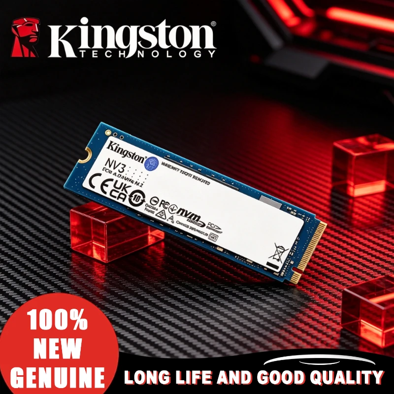Kingston NV3 SSD NVMe PCIe Gen 4.0x4 Solid State Drive M.2 2280 Internal SSD nvme m2 500GB 1TB 2TB for Desktop Laptop
Kingston NV3 SSD NVMe PCIe Gen 4.0x4 Solid State Drive M.2 2280 Internal SSD nvme m2 500GB 1TB 2TB for Desktop Laptop