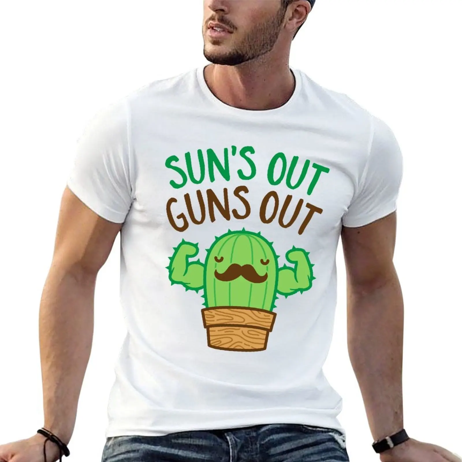 Sun's Out Guns Out Macho Cactus T-Shirt cotton t shirt man man t shirt cotton high quality t shirts for man cotton soft T-shirt
Sun's Out Guns Out Macho Cactus T-Shirt cotton t shirt man man t shirt cotton high quality t shirts for man cotton soft T-shirt