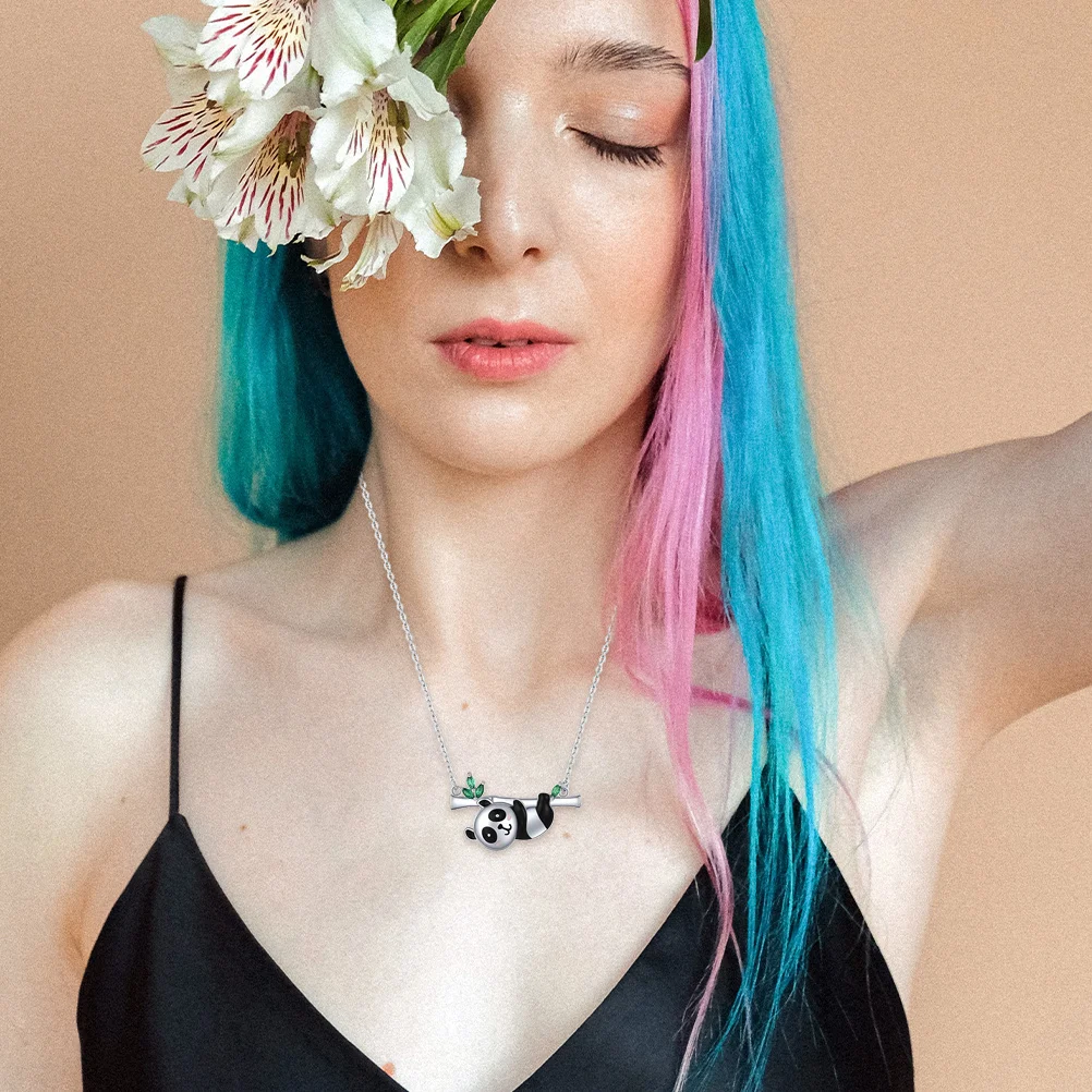Panda Necklace Women Girls Aesthetic Metal Pendant Jewelry Gift for Mother's Day Valentine Christmas Panda Necklace
Panda Necklace Women Girls Aesthetic Metal Pendant Jewelry Gift for Mother's Day Valentine Christmas Panda Necklace
