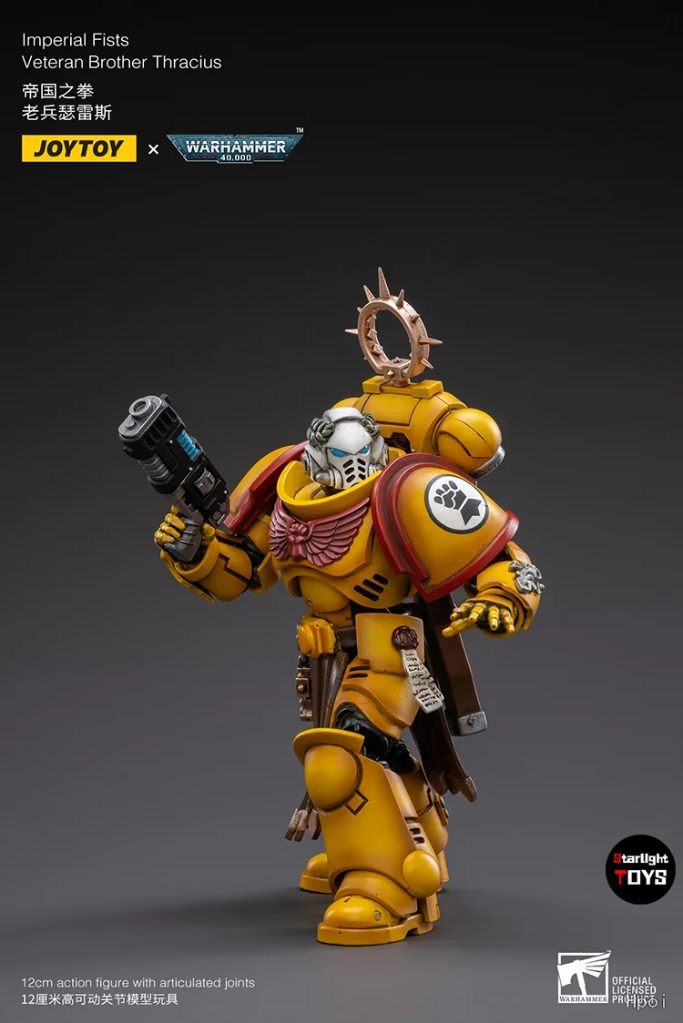 【24 Hours Delivery】JOYTOY 40K Imperial FistsVeteran Brother Thracius Model Toy 1/18 Action Figure
【24 Hours Delivery】JOYTOY 40K Imperial FistsVeteran Brother Thracius Model Toy 1/18 Action Figure