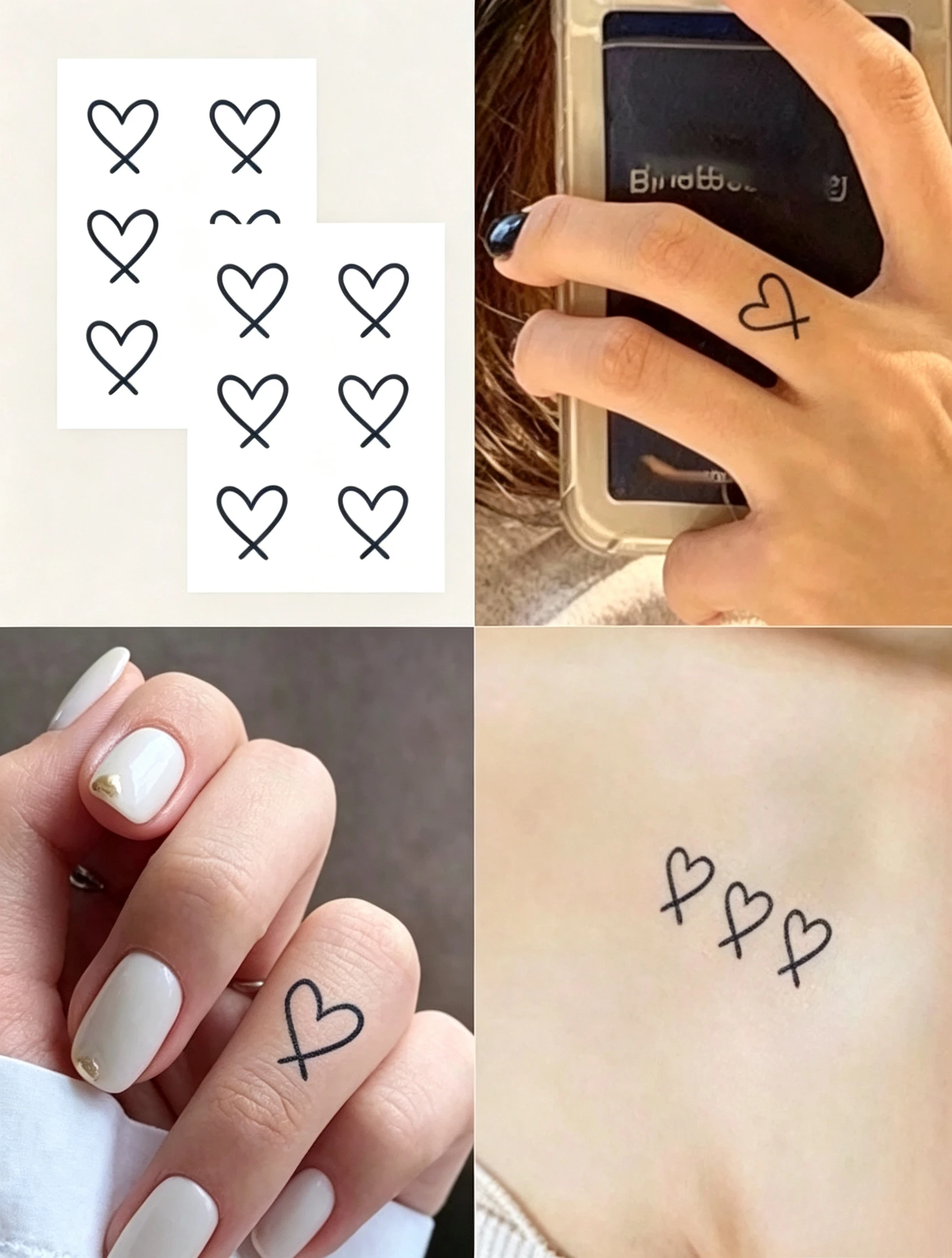 Mini Outline Heart Temporary Tattoo Stickers Simple Thin Line Love Heart Tiny Fake Tattoos For Fingers Knuckle Wrist
Mini Outline Heart Temporary Tattoo Stickers Simple Thin Line Love Heart Tiny Fake Tattoos For Fingers Knuckle Wrist