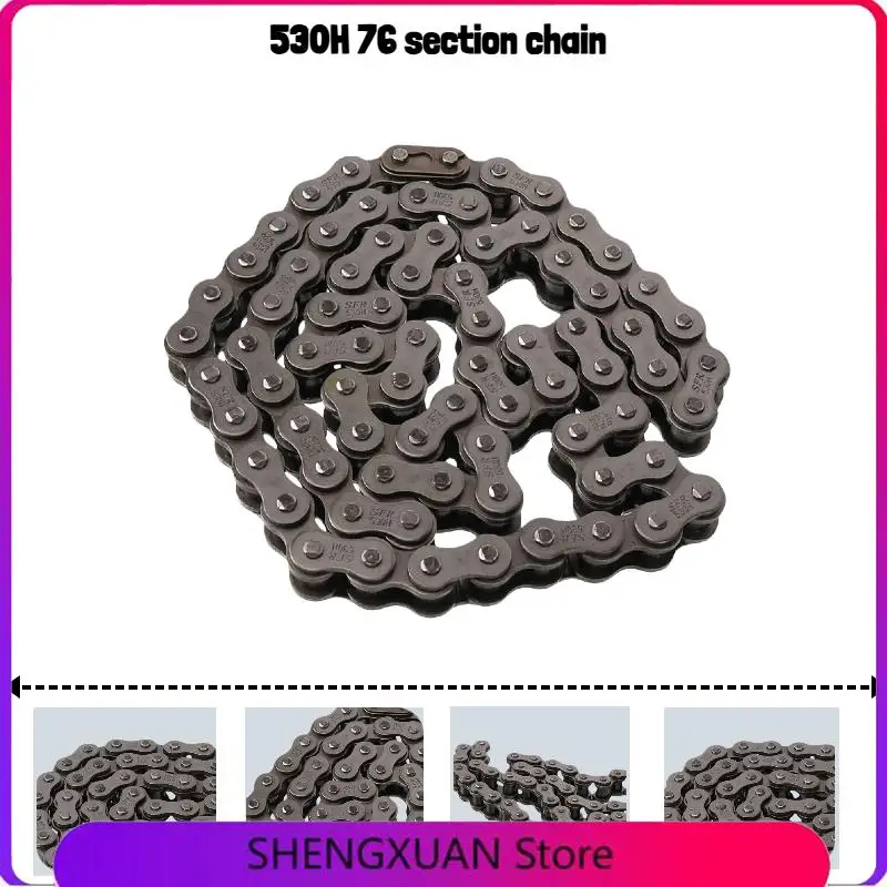 530H 76L Heavy Duty Roller Chain High Precision Durable Replacement For 250cc-800cc Honda Suzuki Yamaha ATV
530H 76L Heavy Duty Roller Chain High Precision Durable Replacement For 250cc-800cc Honda Suzuki Yamaha ATV