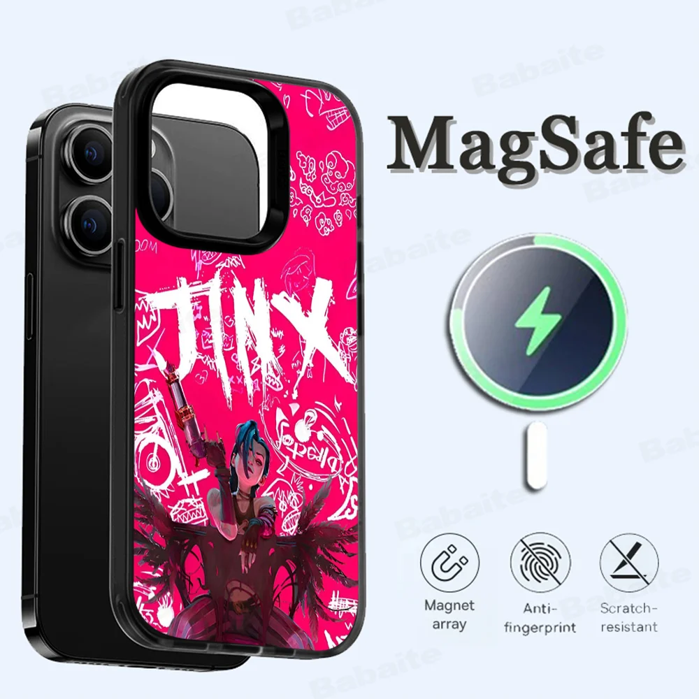 A-Arcane G-Girl J-Jinx Phone Case Magnetic Case For IPhone 16 14 13 12 11 15 Pro Max Plus For Magsafe Wireless Charge Cover
A-Arcane G-Girl J-Jinx Phone Case Magnetic Case For IPhone 16 14 13 12 11 15 Pro Max Plus For Magsafe Wireless Charge Cover