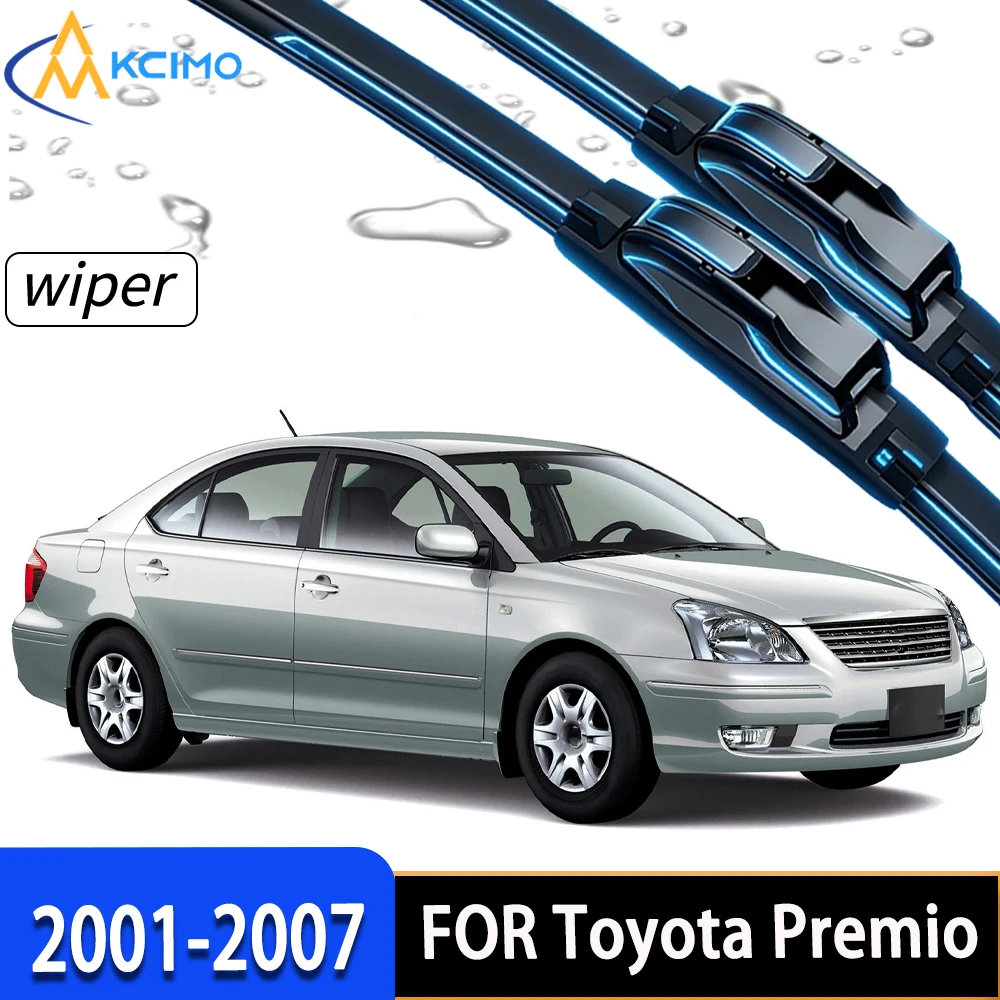 Premium Front Windscreen Wiper Blades with Durable Rubber, All-Weather Stable Performance for Toyota Premio T240 2001-2007
Premium Front Windscreen Wiper Blades with Durable Rubber, All-Weather Stable Performance for Toyota Premio T240 2001-2007