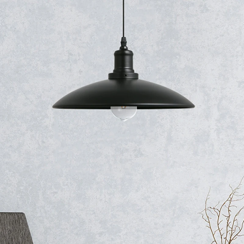 Retro Loft Industrial White Black Pendant Lamp Nordic Minimalist Creative Restaurant Bar Bedroom Kitchen Iron Pot Lid Droplight
Retro Loft Industrial White Black Pendant Lamp Nordic Minimalist Creative Restaurant Bar Bedroom Kitchen Iron Pot Lid Droplight