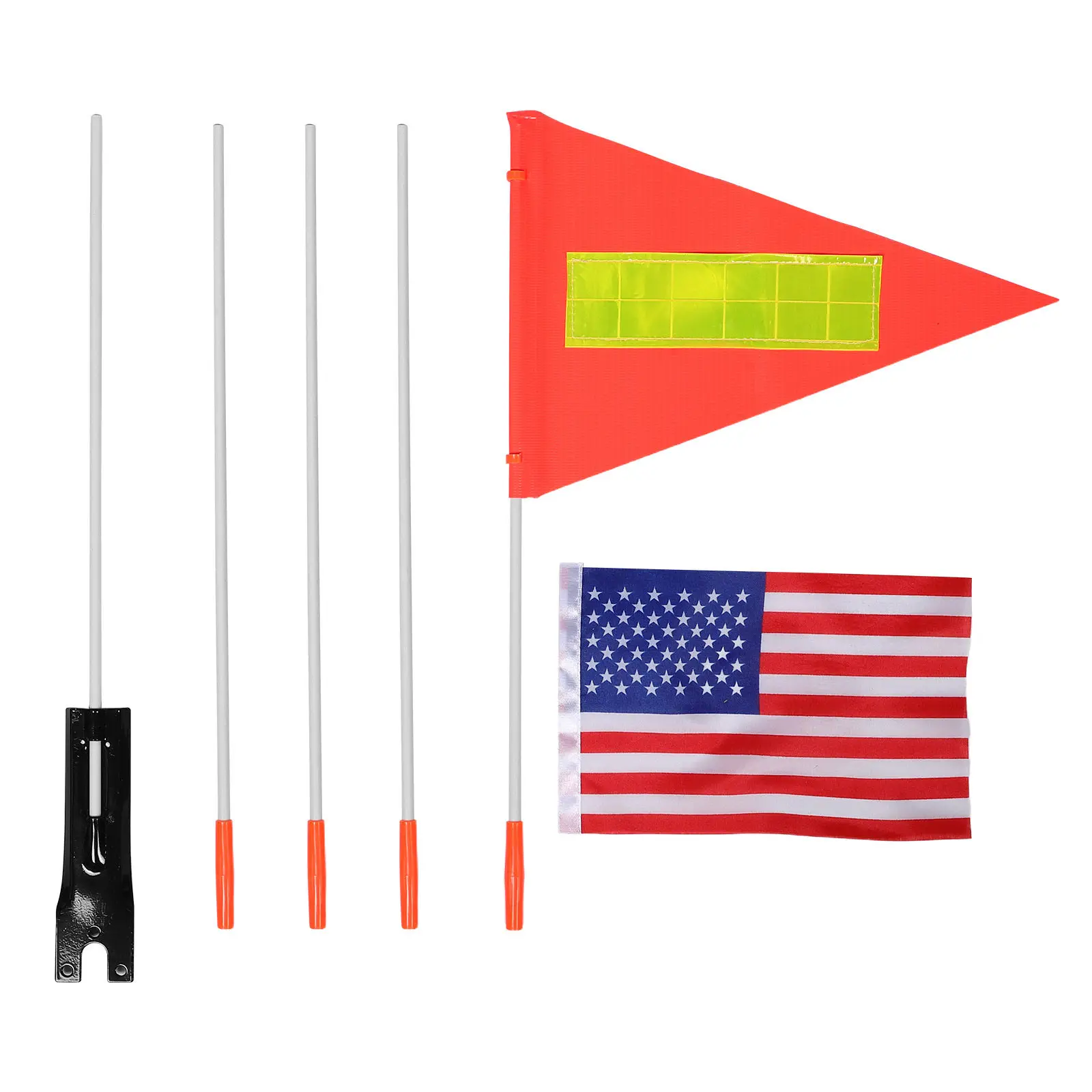 1Set Bike Safety Flag Orange Triangle High Visibility Kid Bike Flag Trailer Safety Sign Outdoor Cycling Orange Flags on A Stick
1Set Bike Safety Flag Orange Triangle High Visibility Kid Bike Flag Trailer Safety Sign Outdoor Cycling Orange Flags on A Stick