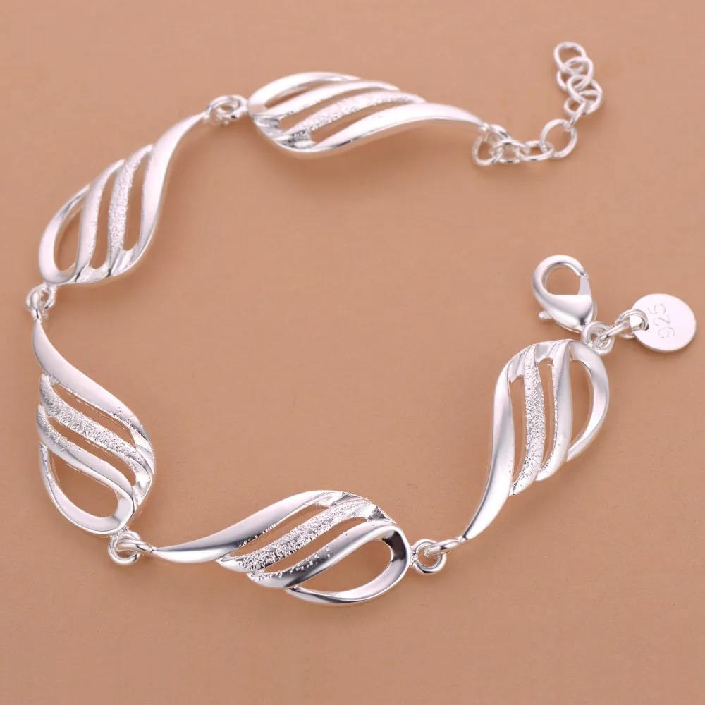 925 Sterling Silver Bracelet Angel Wings Classics for Woman Man Fine Jewelry Wedding Noble Chain Party Christmas Gifts Party
925 Sterling Silver Bracelet Angel Wings Classics for Woman Man Fine Jewelry Wedding Noble Chain Party Christmas Gifts Party