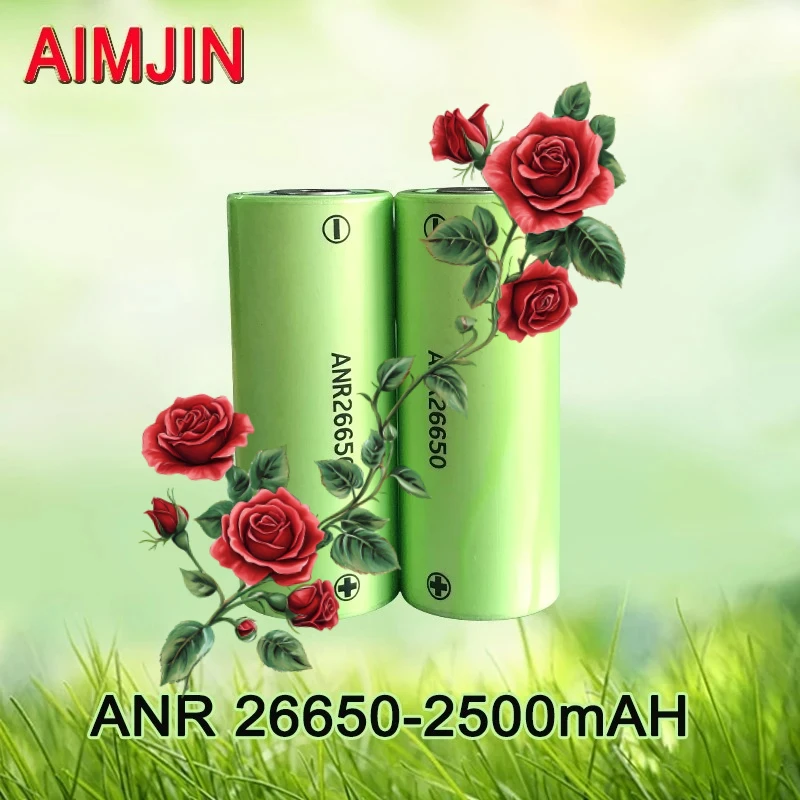 ANR26650 Rechargeable Battery M1B 26650 2400mah-2500mah 70A 3.7v Lithium-ion Battery 100% Brand New
ANR26650 Rechargeable Battery M1B 26650 2400mah-2500mah 70A 3.7v Lithium-ion Battery 100% Brand New