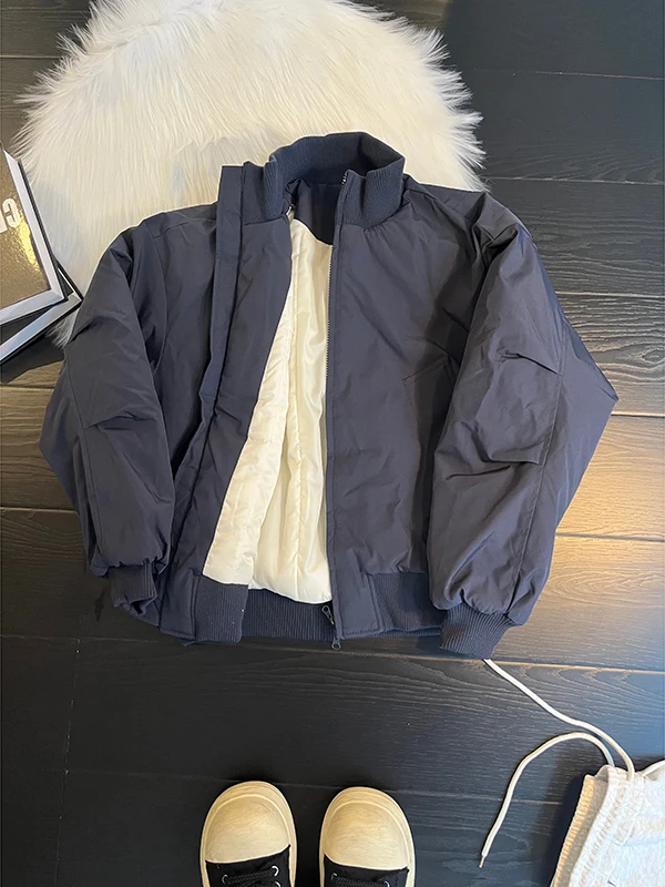 ort Sle Men's Workwear Jaet Cleanfit Pilot Coat in k Blue Cotton Fabric Autumn Winter American ape Stand Collar Zi...
ort Sle Men's Workwear Jaet Cleanfit Pilot Coat in k Blue Cotton Fabric Autumn Winter American ape Stand Collar Zi...