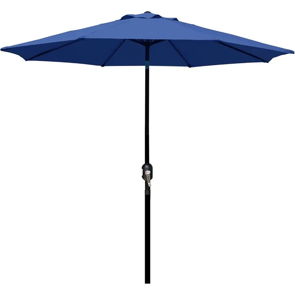 9' Outdoor Patio Umbrella with 8 Ribs, Push Button Tilt and Crank Lift
9' Outdoor Patio Umbrella with 8 Ribs, Push Button Tilt and Crank Lift