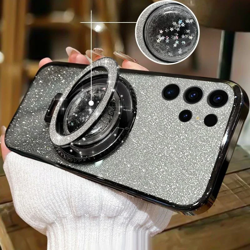 Luxury with bracket Glitter Case For Samsung Galaxy S25 Ultra Plus 5G case For Samsung S25 Plus Ultra 5G S25 Case Holder Cover
Luxury with bracket Glitter Case For Samsung Galaxy S25 Ultra Plus 5G case For Samsung S25 Plus Ultra 5G S25 Case Holder Cover