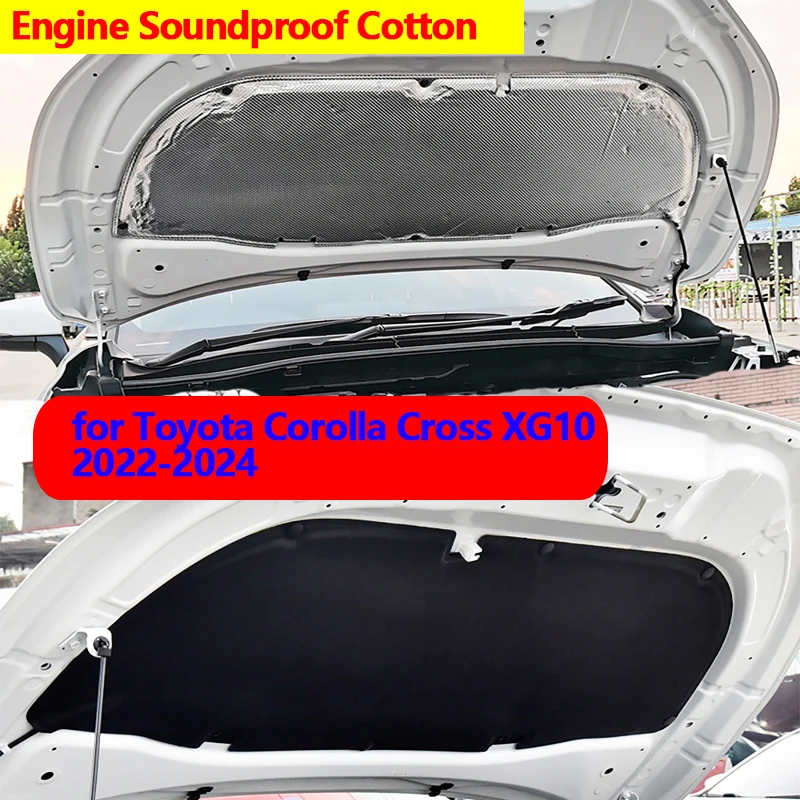 for Toyota Corolla Cross XG10 2022-2024 Engine Soundproof Cotton with Buckle Engine Hood Sound Soundproof Hood Insulation Cotton
for Toyota Corolla Cross XG10 2022-2024 Engine Soundproof Cotton with Buckle Engine Hood Sound Soundproof Hood Insulation Cotton