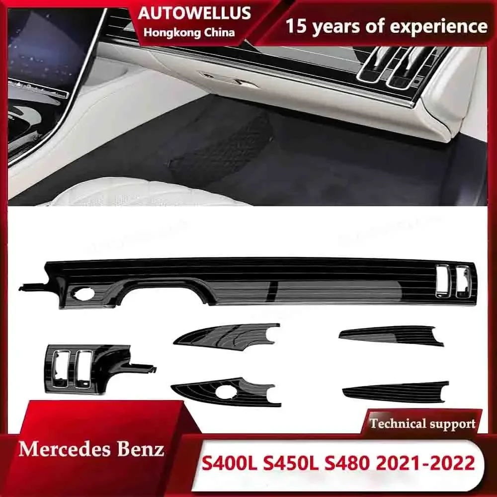 Подходит для Benz S400L S450L Maybach S480 2021-2022, высококачественная модифицированная оригинальная накладка для фортепиано, деревянная краска, аксессуары для интерьера
Подходит для Benz S400L S450L Maybach S480 2021-2022, высококачественная модифицированная оригинальная накладка для фортепиано, деревянная краска, аксессуары для интерьера