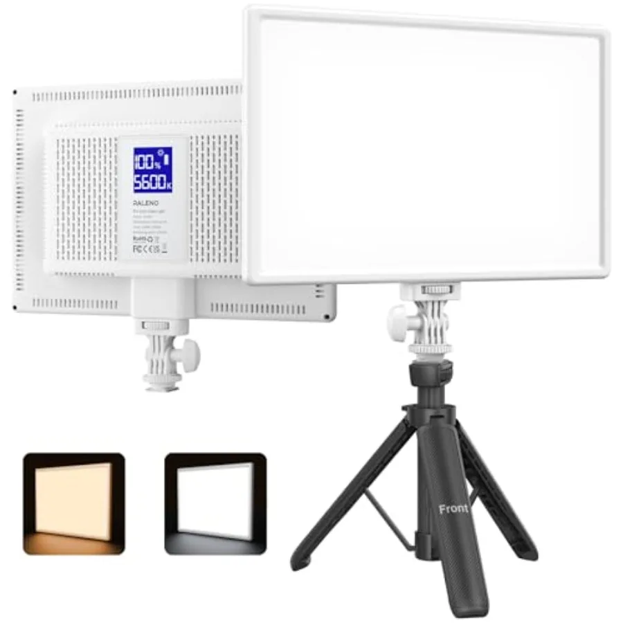 Led Video Light Built-in 8000mAh Battery 2500-6500K CRI95+ 0-100% Brightness Adjustment on Camera Light for Vlog Lighting Video
Led Video Light Built-in 8000mAh Battery 2500-6500K CRI95+ 0-100% Brightness Adjustment on Camera Light for Vlog Lighting Video