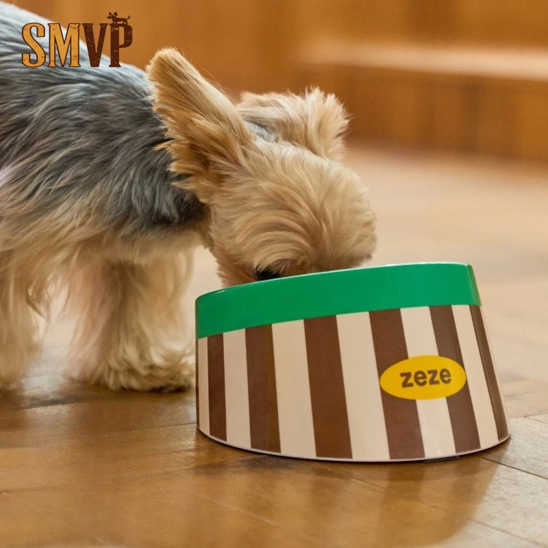Green Brown Retro Stripes Heightening Prevent Spilling Protection Cervical Spine Pet Cat Dog Metal Water Bowl Rice Bowl
Green Brown Retro Stripes Heightening Prevent Spilling Protection Cervical Spine Pet Cat Dog Metal Water Bowl Rice Bowl