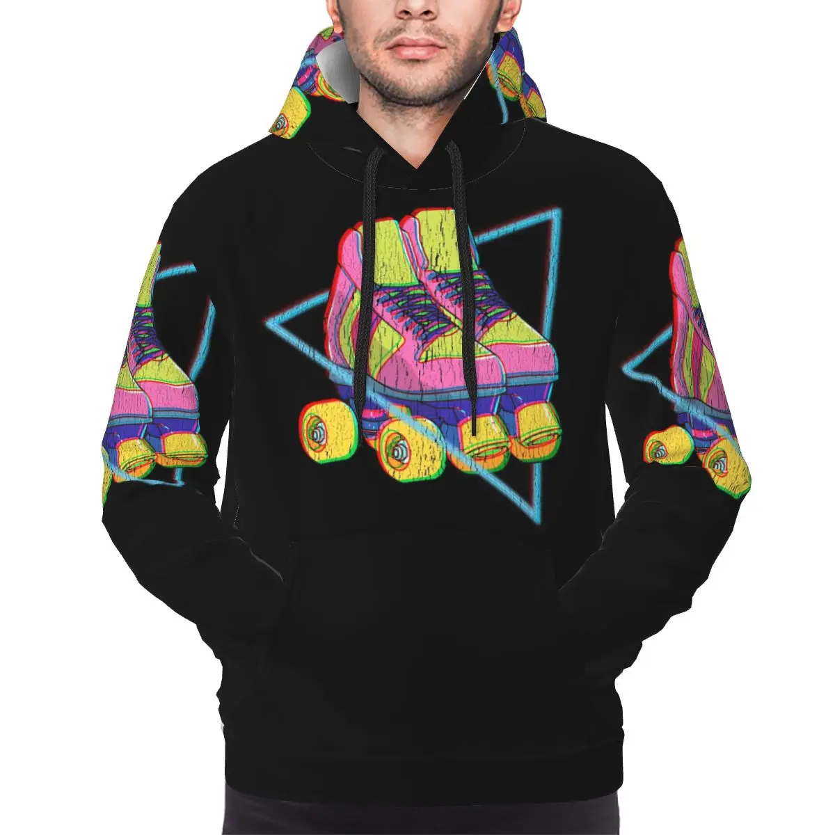 Ретро роликовые коньки, красочные толстовки, пуловер в стиле хип-хоп, осень-зима, мужские и женские толстовки, топы с длинными рукавами
Ретро роликовые коньки, красочные толстовки, пуловер в стиле хип-хоп, осень-зима, мужские и женские толстовки, топы с длинными рукавами