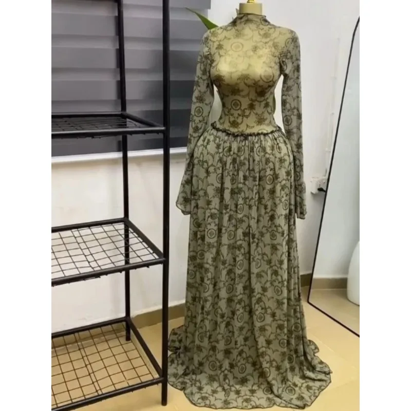 Women Paisley Printed Big Swing Ruffles A-line Mesh Maxi Dress 2026 Parties Vacation Education Long Dresses Vestidos
Women Paisley Printed Big Swing Ruffles A-line Mesh Maxi Dress 2026 Parties Vacation Education Long Dresses Vestidos