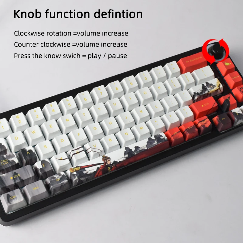 Wireless Keyboard Mechanical Bluetooth Connection 68 Key Wiring Game Office Computer PCRGB Light Effect Black Shell Diy Kit
Wireless Keyboard Mechanical Bluetooth Connection 68 Key Wiring Game Office Computer PCRGB Light Effect Black Shell Diy Kit