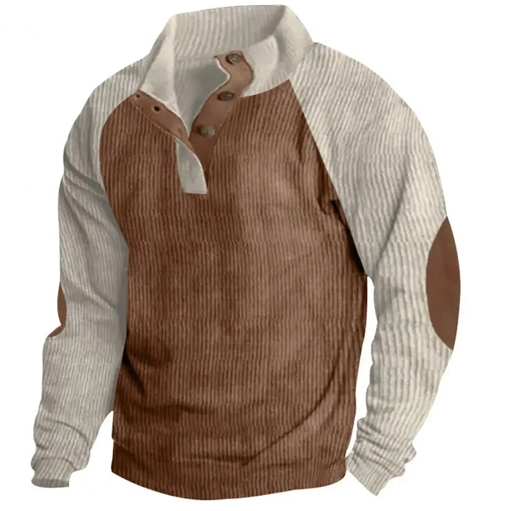 Button-up Retro Sweatshirt Men's Fall Winter Sweatshirt with Half Button Stand Collar Raglan Sleeve Loose Fit Casual Sports Long
Button-up Retro Sweatshirt Men's Fall Winter Sweatshirt with Half Button Stand Collar Raglan Sleeve Loose Fit Casual Sports Long