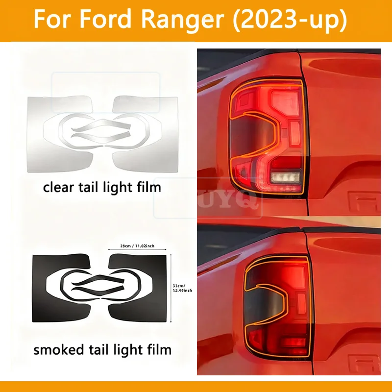 For Ford Ranger T9 2023 2024 2025 Smoke Black Clear Tail Light Car Protective Film TPU Sticker Accessories Anti-scratch Film
For Ford Ranger T9 2023 2024 2025 Smoke Black Clear Tail Light Car Protective Film TPU Sticker Accessories Anti-scratch Film