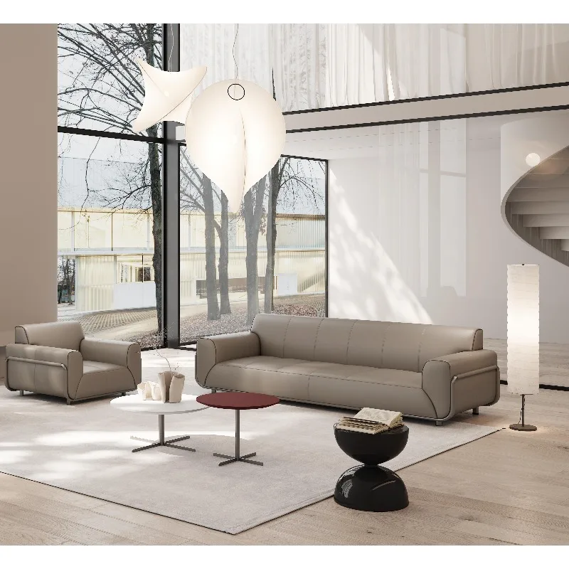 Modern Stylish Leather Modular Sectional Luxury Executive Home Office Reception Waiting Room Sofa Set Eco-Friendly High-Density
Modern Stylish Leather Modular Sectional Luxury Executive Home Office Reception Waiting Room Sofa Set Eco-Friendly High-Density