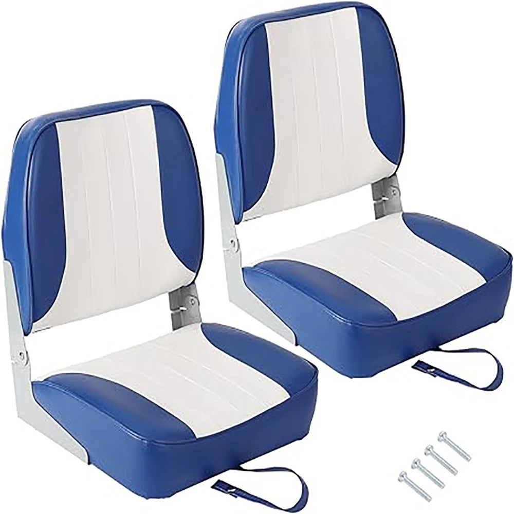 2 Pack Boat Seats Low Back,Boat Seats Stainless Steel Screws Included,Fold-Down Fishing Boat Chair for Boat
2 Pack Boat Seats Low Back,Boat Seats Stainless Steel Screws Included,Fold-Down Fishing Boat Chair for Boat