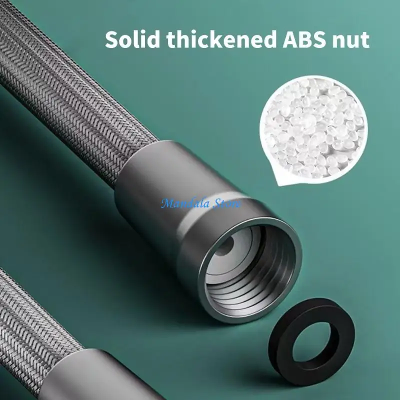U2JC 2 Meter Shower Hoses Replacement Flexible Shower Hoses Universal Bathroom Hoses Suitable for Homes & Hotel Bathroom
U2JC 2 Meter Shower Hoses Replacement Flexible Shower Hoses Universal Bathroom Hoses Suitable for Homes & Hotel Bathroom