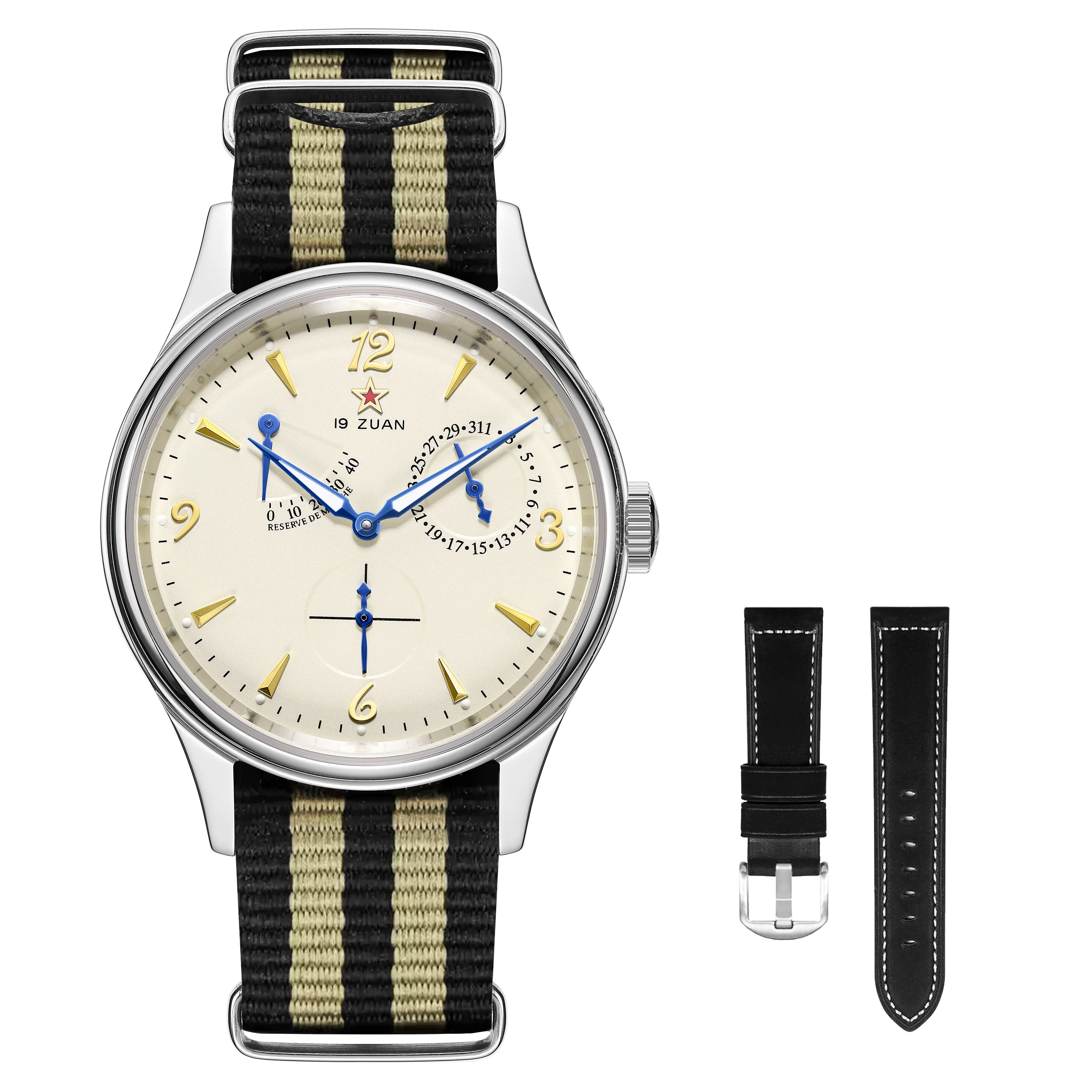 40mm Men Air Force Aviation Watch 1963 Mens Watch Multifunction Dial Seagull ST17 Movement Luminous Waterproof Watch for Men
40mm Men Air Force Aviation Watch 1963 Mens Watch Multifunction Dial Seagull ST17 Movement Luminous Waterproof Watch for Men