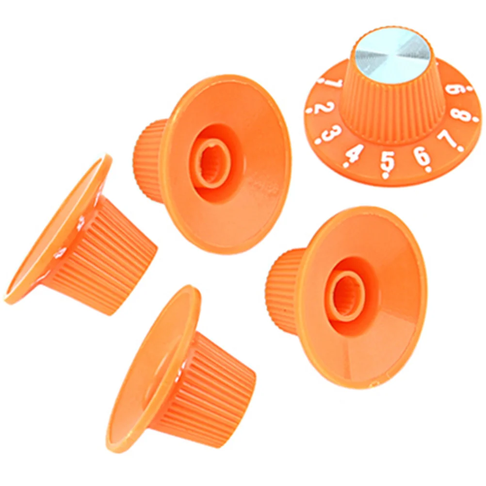 5pcs Guitar Volume Knob Potentiometer Caps For Electric Guitar Bass Instrument Accessories Volume Control Knobs
5pcs Guitar Volume Knob Potentiometer Caps For Electric Guitar Bass Instrument Accessories Volume Control Knobs