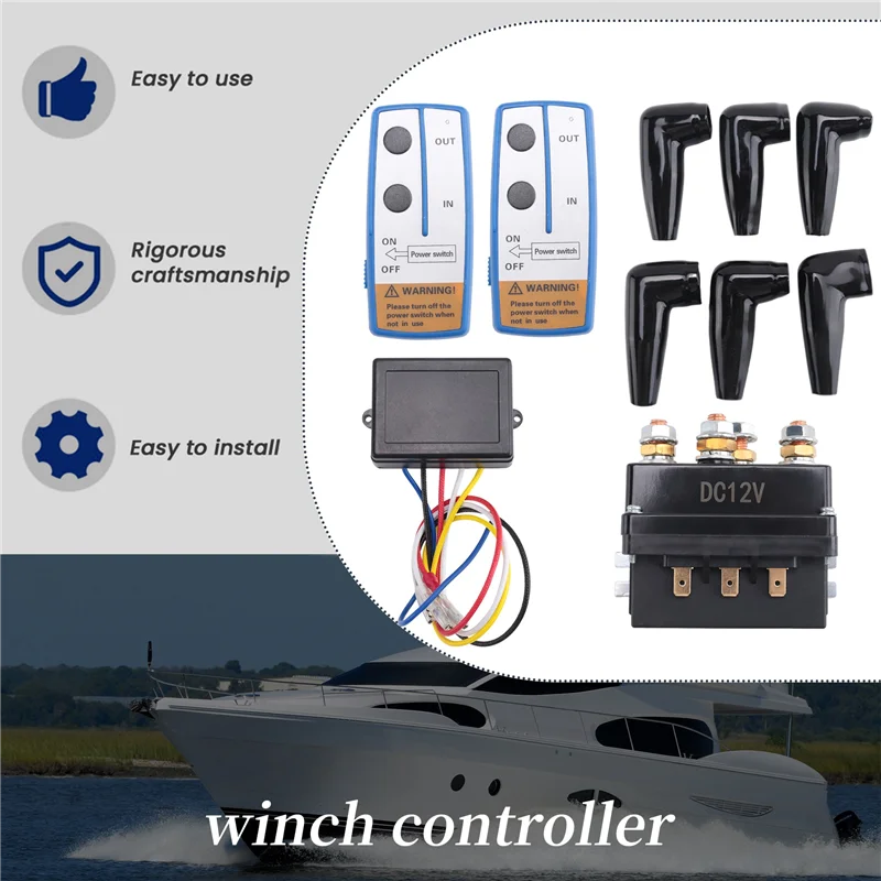 A03G-12V 500A Winch Solenoid Relay Contactor+ Wireless Winch Remote Control Kit For Truck Jeep ATV 5500-12000Lbs Winch (500A)
A03G-12V 500A Winch Solenoid Relay Contactor+ Wireless Winch Remote Control Kit For Truck Jeep ATV 5500-12000Lbs Winch (500A)