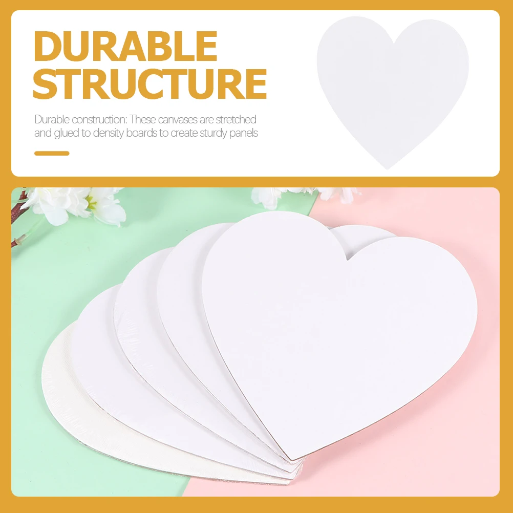 10 Pcs Oil Painting Board Cotton Drawing Panel Heart Shape Canvas Boards Name Blank
10 Pcs Oil Painting Board Cotton Drawing Panel Heart Shape Canvas Boards Name Blank