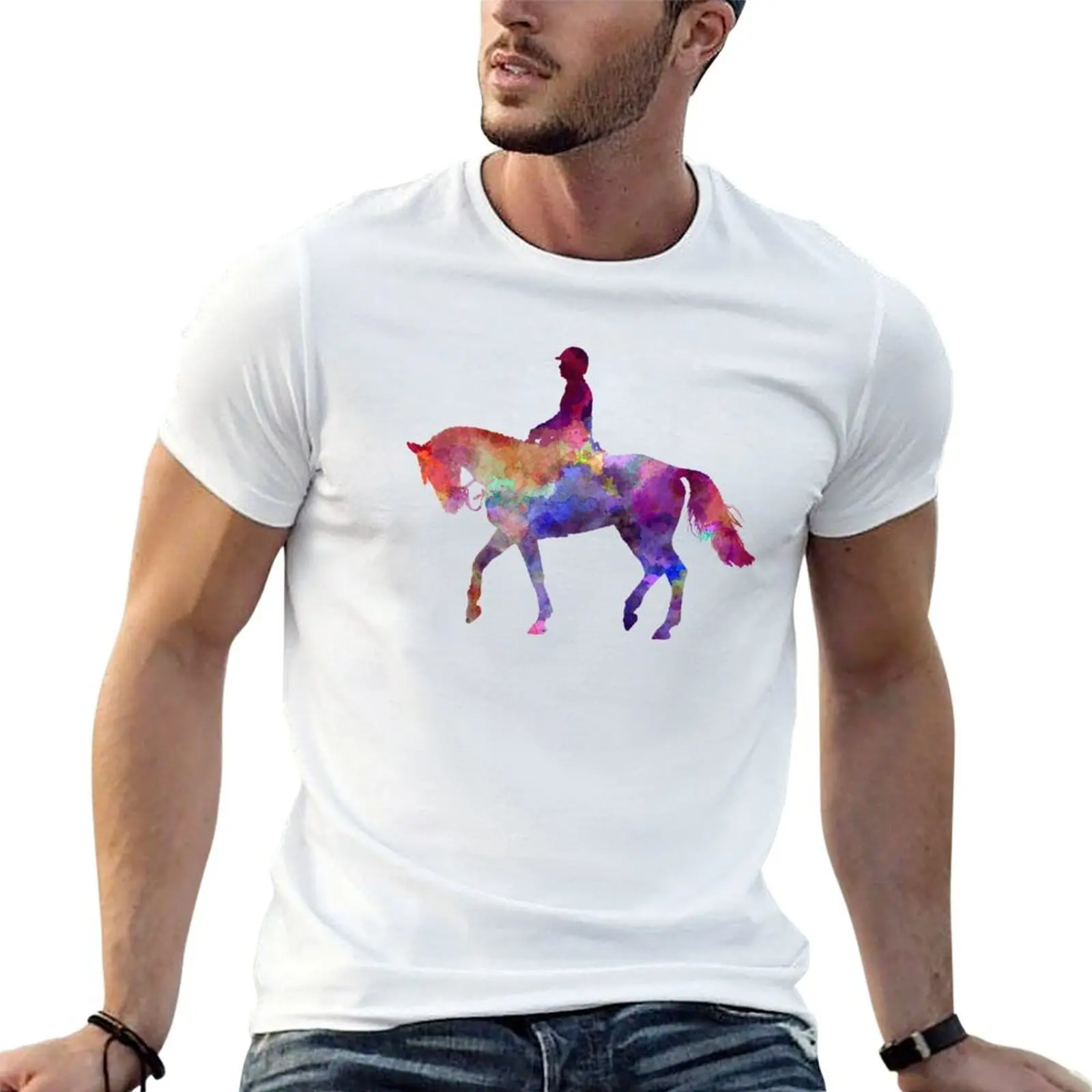 Horse show 02 in watercolor T-Shirt man t shirt graphic cotton t shirt man T-Shirt
Horse show 02 in watercolor T-Shirt man t shirt graphic cotton t shirt man T-Shirt