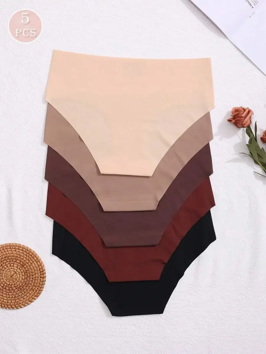 5 Packs Seamless Womens Briefs Stretch Comfort Shaping Panties
5 Packs Seamless Womens Briefs Stretch Comfort Shaping Panties