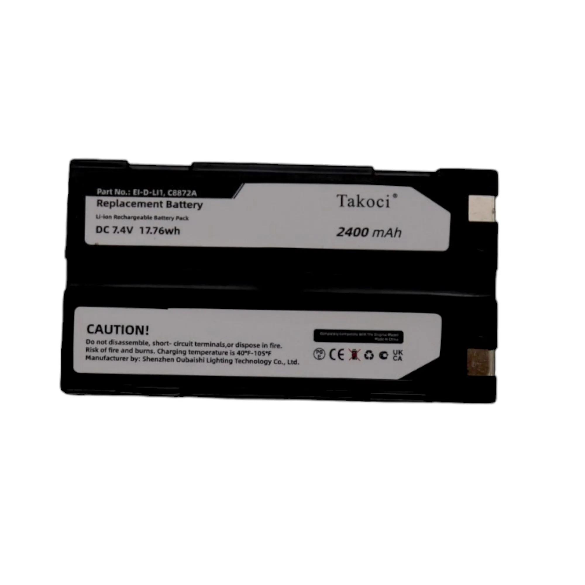 Replacement Battery 2400mAh for Spectralink,APS,Epoch 35,BC1071,29518, 38403, 46607,EI-D-LI1, C8872A, 29518 
Replacement Battery 2400mAh for Spectralink,APS,Epoch 35,BC1071,29518, 38403, 46607,EI-D-LI1, C8872A, 29518