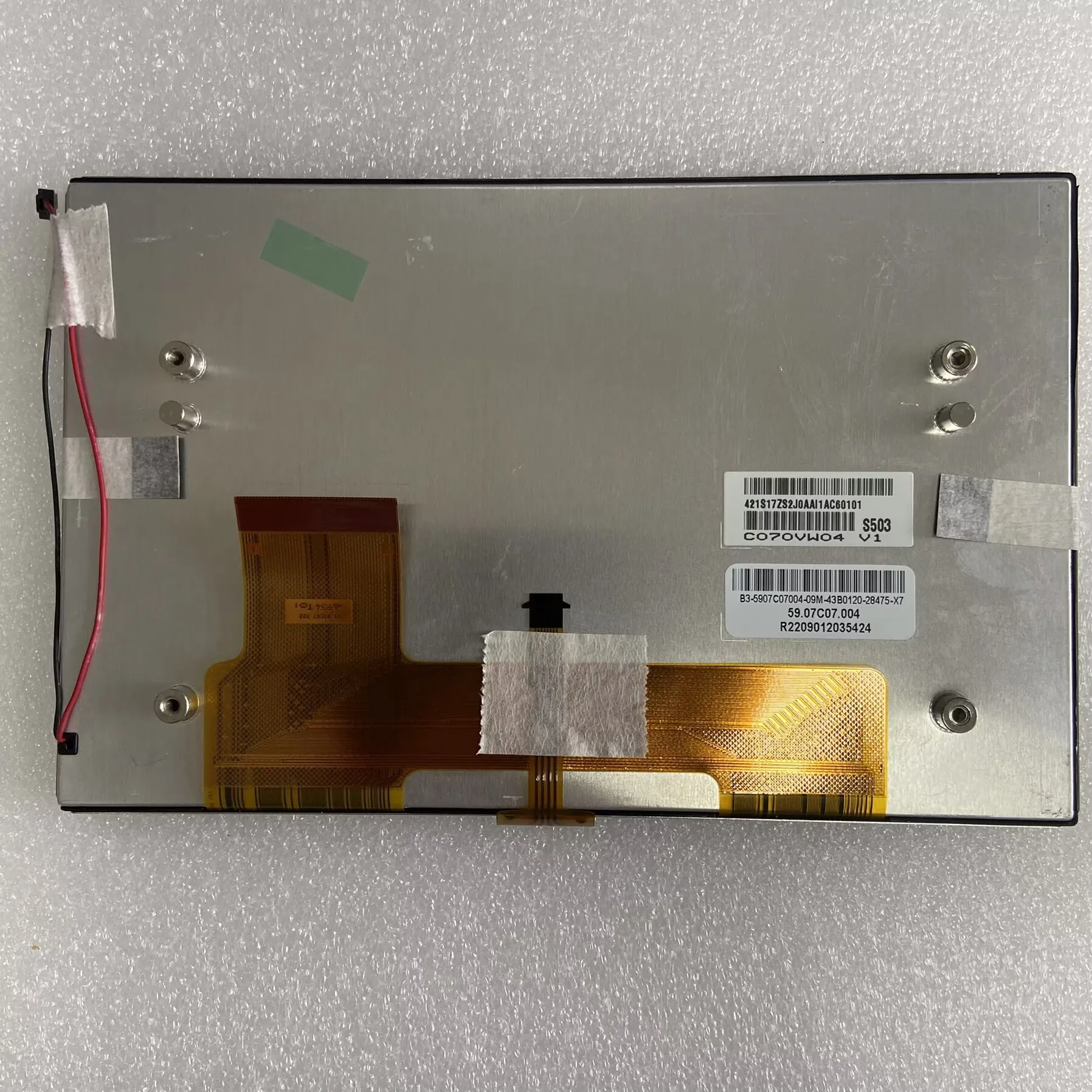 7inch LCD Display C070VW04 V1 with Touch Screen TFT Panel for Iveco Car GPS Navigation LCD Monitor
7inch LCD Display C070VW04 V1 with Touch Screen TFT Panel for Iveco Car GPS Navigation LCD Monitor