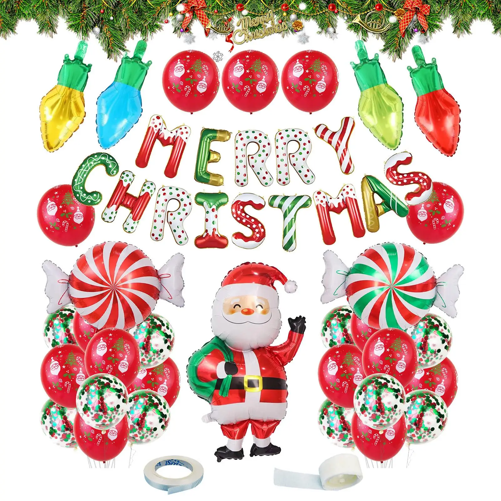 Christmas Party Balloons Colorful Festive Home Decor Party Balloons Holiday Decorations For Wall Door Tree Patio Indoor Living
Christmas Party Balloons Colorful Festive Home Decor Party Balloons Holiday Decorations For Wall Door Tree Patio Indoor Living