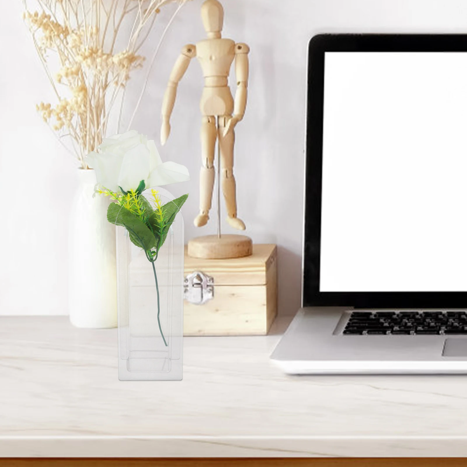 Creative Acrylic Flower Transparent Simple Room Decor Dried Floral Arrangement Vase Desktop Adornment Cartoon
Creative Acrylic Flower Transparent Simple Room Decor Dried Floral Arrangement Vase Desktop Adornment Cartoon