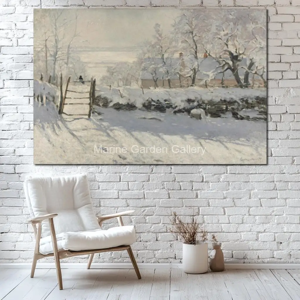 Abstract Painting Claude Monet Magpie Canvas Paintings Hand Painted Impressionist Landscape Art for Family Hallway Decor
Abstract Painting Claude Monet Magpie Canvas Paintings Hand Painted Impressionist Landscape Art for Family Hallway Decor