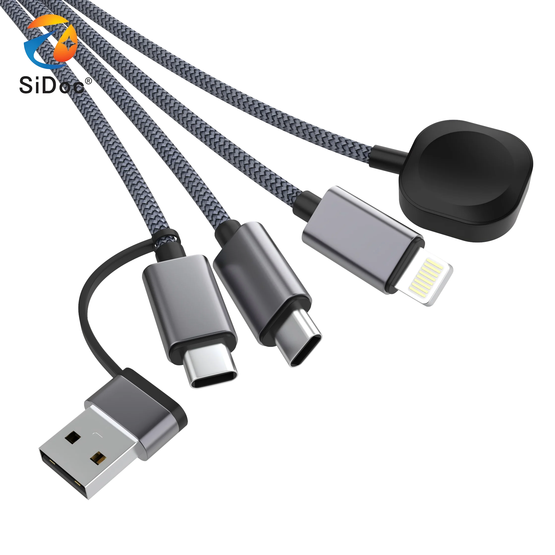 Брелок для ключей с кабелем для передачи данных «четыре в одном» мощностью 18 Вт для быстрой зарядки, удобный для переноски, незаменимый для путешествий
Брелок для ключей с кабелем для передачи данных «четыре в одном» мощностью 18 Вт для быстрой зарядки, удобный для переноски, незаменимый для путешествий