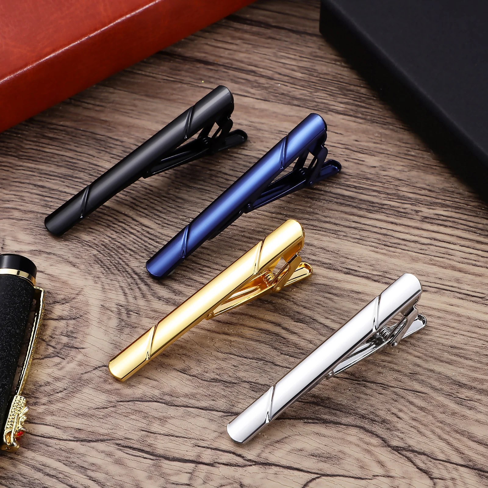 4pcs for Men Tie Bars Glossy Copper Suit Tie Accessories Metal Suit Accessories Twill Necktie Bars Business Elegant Stylish
4pcs for Men Tie Bars Glossy Copper Suit Tie Accessories Metal Suit Accessories Twill Necktie Bars Business Elegant Stylish