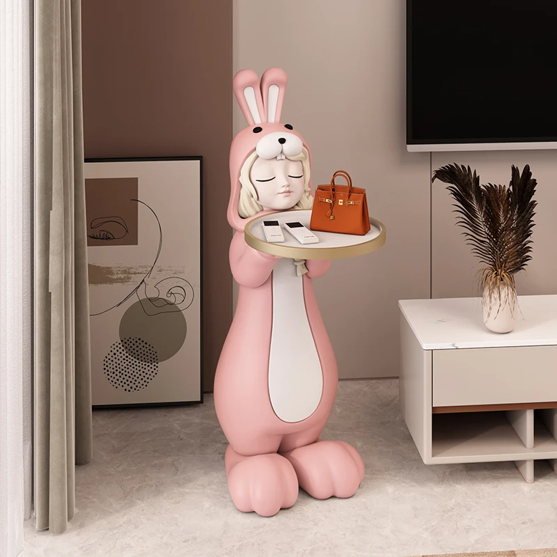 Home Decor Rabbit Girl Statue Living Room Housewarming Gift Wine Cabinet Nordic Figurine Sculpture Ornaments Floor Decoration
Home Decor Rabbit Girl Statue Living Room Housewarming Gift Wine Cabinet Nordic Figurine Sculpture Ornaments Floor Decoration