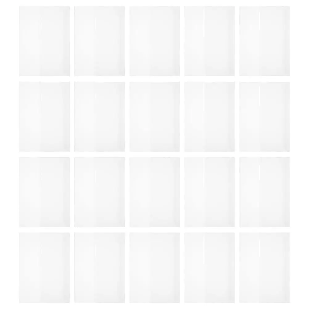 20Pcs Transparent Waterproof Book Covers for Textbooks Documents Scrapbooks Photos Cards Clear Plastic Sleeves Book
20Pcs Transparent Waterproof Book Covers for Textbooks Documents Scrapbooks Photos Cards Clear Plastic Sleeves Book