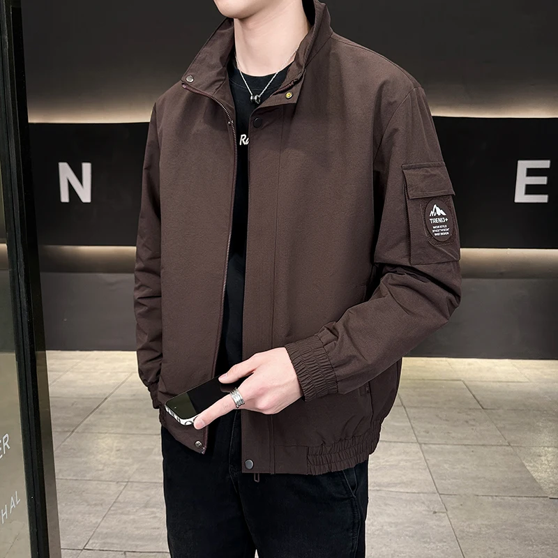 Trend Casual All-match Men Jackets Coats Spring Autumn Fashion Outerwear Quality Comfortable Windbreaker Jackets Outdoor Zipper
Trend Casual All-match Men Jackets Coats Spring Autumn Fashion Outerwear Quality Comfortable Windbreaker Jackets Outdoor Zipper