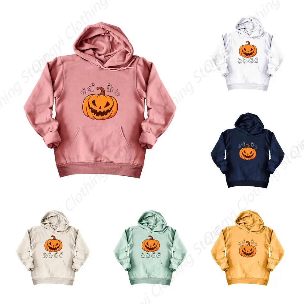 Casual Long Sleeve Drawstring Pullover Tops Loose Hooded Pumpkin Print Sweatshirt with Pocket
Casual Long Sleeve Drawstring Pullover Tops Loose Hooded Pumpkin Print Sweatshirt with Pocket