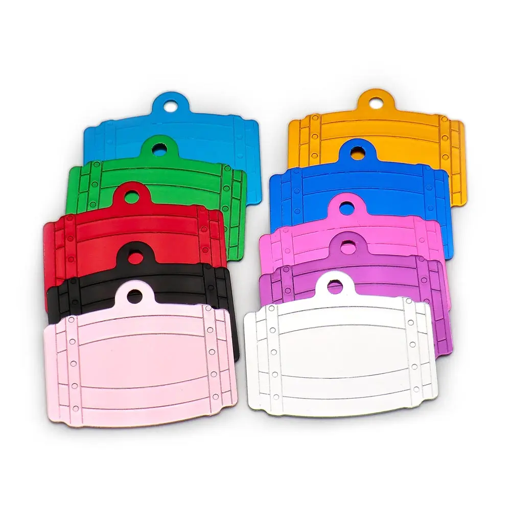 Wholesale 100Pcs Cat Dog Bucket Shape ID Tags Personalized Anti Lost Engraved Customized Pet Name Phone Number Plate
Wholesale 100Pcs Cat Dog Bucket Shape ID Tags Personalized Anti Lost Engraved Customized Pet Name Phone Number Plate
