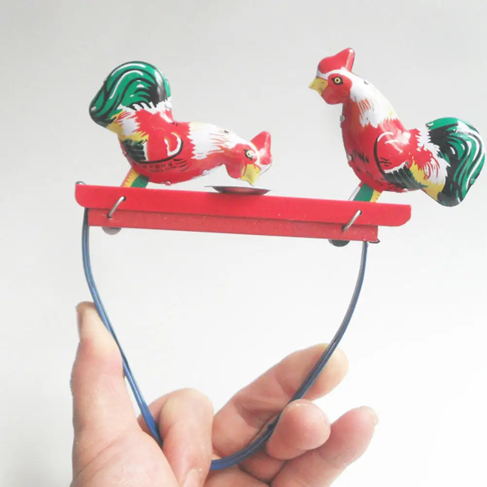 2Pcs Iron Chicken Peck Rice Manual Nod Head Cartoon Animal Kids Interactive Squeeze Handle Decor Chicken Peck Rice Toy
2Pcs Iron Chicken Peck Rice Manual Nod Head Cartoon Animal Kids Interactive Squeeze Handle Decor Chicken Peck Rice Toy